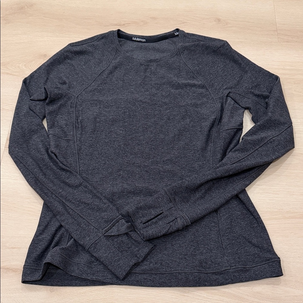 lululemon athletica Dark Gray Ready To Rulu Long Sleeve